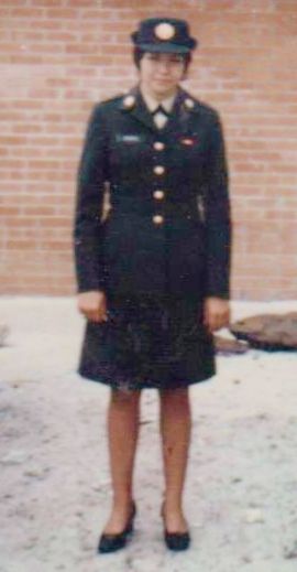 Mary Vanderbunt, Specialist 4, Women's Army Corps and later the Army Reserves from 1973-1978